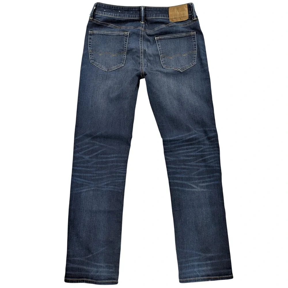 American Eagle Jeans Mens 32 Dark Denim Original Straight Ne(x)t Level Airflex‎